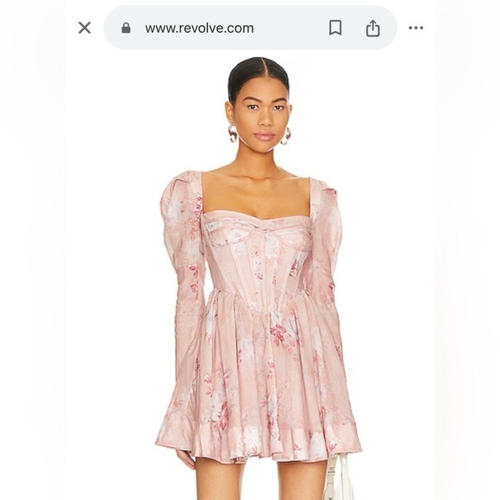 BNWT - Bardot Floral Mini Dress in Soft Pink Floral XXL 14 Plus